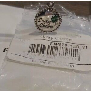 Authentic PANDORA Sterling Lucky Charms Dangle Charm ENG791169_81 USA EXCL